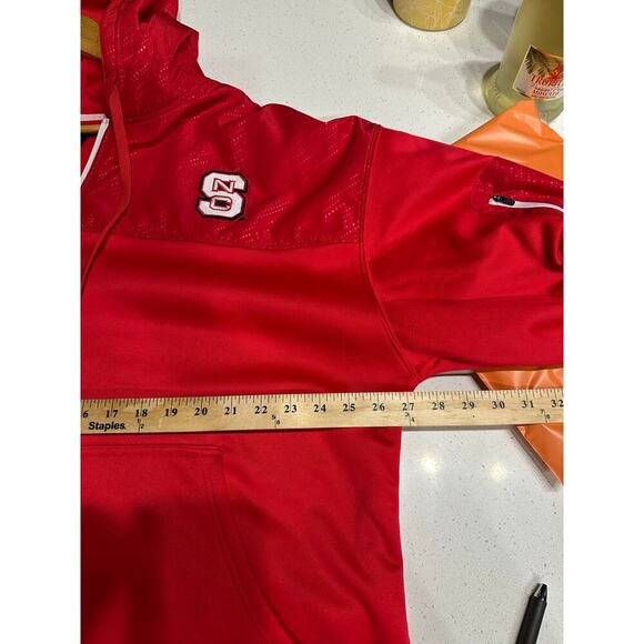 Champion NC State full zip hoodie 2XL NCAA Wolf pack college basketball - Picture 7 of 9